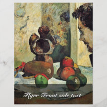 Still Life With Profile Of Charles Laval By Paul Custom Flyer