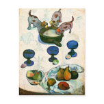 Still Life with Three Puppies, Paul Gauguin Postcards