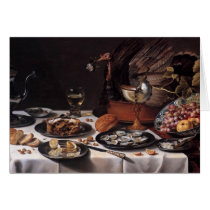 Still Life with Turkey Pie - Pieter Claesz cards