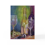 Still Life With Wine Greeting Card