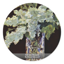 Still Lilac Bouquet By Manet Edouard Sticker