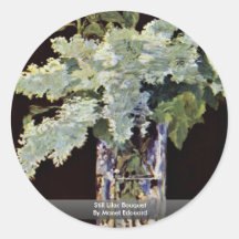 Still Lilac Bouquet By Manet Edouard Sticker