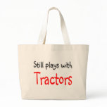 Still plays with Tractors Canvas Bags