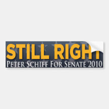 Still Right Bumper Stickers