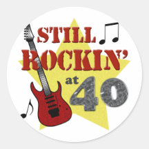 Still Rockin' at 40 Sticker