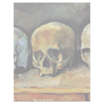 Still Three Skulls By Paul Cézanne (Best Quality) Letterhead