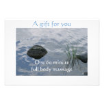 Still Waters Gift Certificate Personalized Invitations