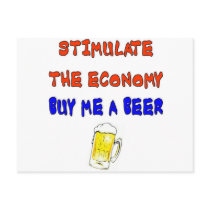 STIMULATE THE ECONOMY POST CARDS
