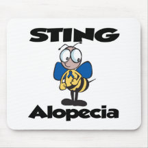 STING Alopecia Mouse Pads