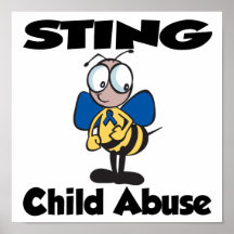 STING Child Abuse Print