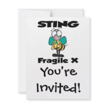 STING Fragile X Custom Invitation