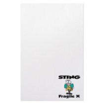 STING Fragile X Custom Stationery