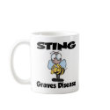 STING Graves Disease mugs
