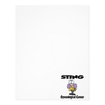 STING Gynecological Cancer Letterhead Design