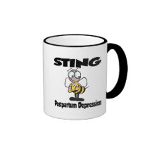 STING Postpartum Depression Mugs