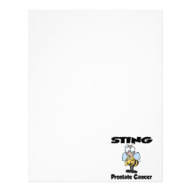 STING Prostate Cancer Letterhead Design