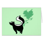 Stinky Love Skunk Greeting Card