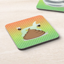 Stinky Poo design Coasters