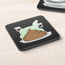 Stinky Poo; Sleek Drink Coasters