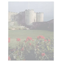 Stirling Castle, Scotland flowers Custom Letterhead
