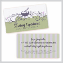 stirring bowl whisk baking batter bakery busine... business card templates