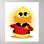 STNG Red Shirt Duck Poster