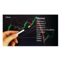 Stock analysis business card templates