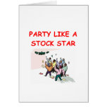 stock broker gifts t-shirts greeting card