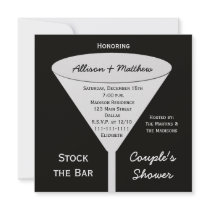 Stock the Bar Couples Shower Invitation