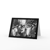 Stock Traders NYC Curb Market 1916 Greeting Cards