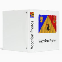 Stockholms län waving flag binders