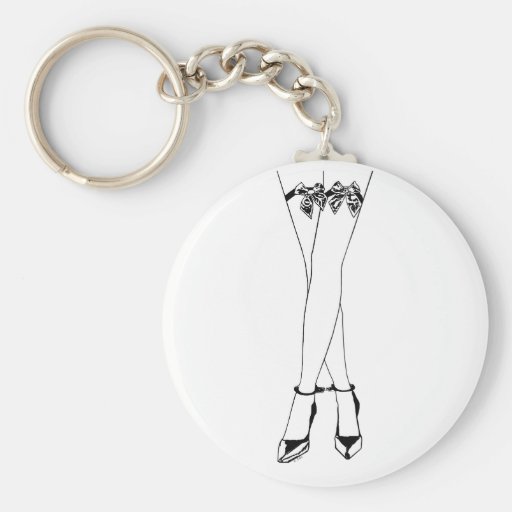 Stockings Bows & Cuffs Key Chains