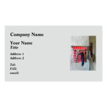 Stockings Hanging to Dry Business Card