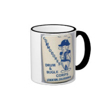 stockton commodores drum and bugle corps coffee mug