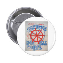 Stockton Commodores  Drum and Bugle Corps Poster Button