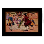 Stolen Kiss, Romantic Vintage Christmas Card