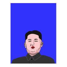 Stolid Kim Jong-un Postcards