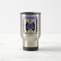 Stomach Cancer Awareness Butterfly Coffee Mug