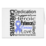 Stomach Cancer Caregivers Collage cards