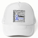 Stomach Cancer Caregivers Collage hats