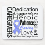 Stomach Cancer Caregivers Collage mousepads