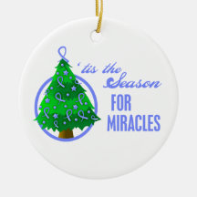 Stomach Cancer Christmas Miracles Christmas Tree Ornament
