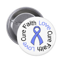 Stomach Cancer Faith Love Cure Buttons