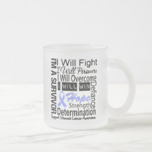 Stomach Cancer Fight Persevere Overcome Win Mug