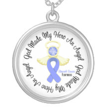 Stomach Cancer God Made My Hero An Angel Custom Necklace