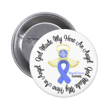 Stomach Cancer God Made My Hero An Angel Pin