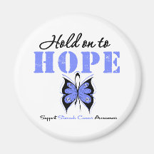 Stomach Cancer Hold On To Hope Fridge Magnets