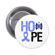 Stomach Cancer Hope Awareness Button