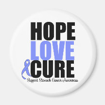 Stomach Cancer Hope Love Cure Magnets