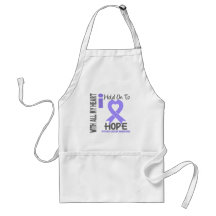 Stomach Cancer I Hold On To Hope Aprons